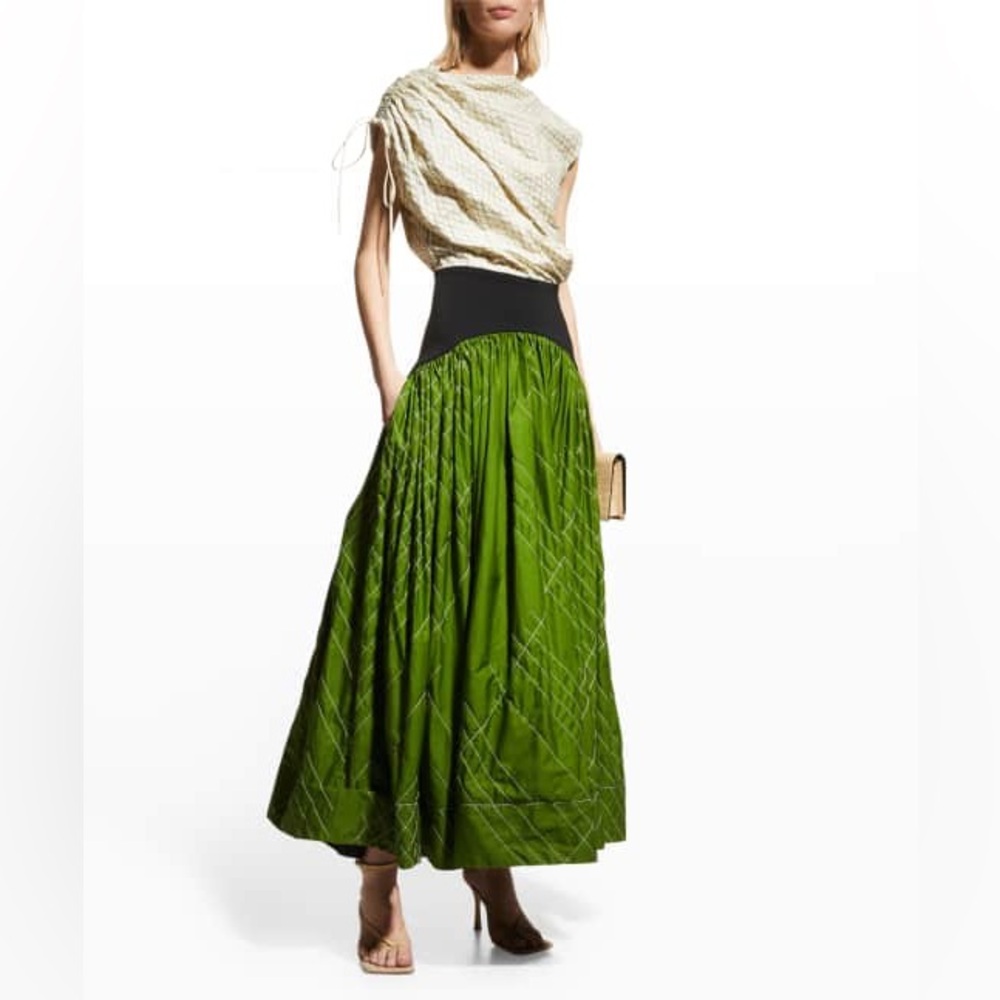 Tory Burch diamond topstitch dress - Picture 5 of 6